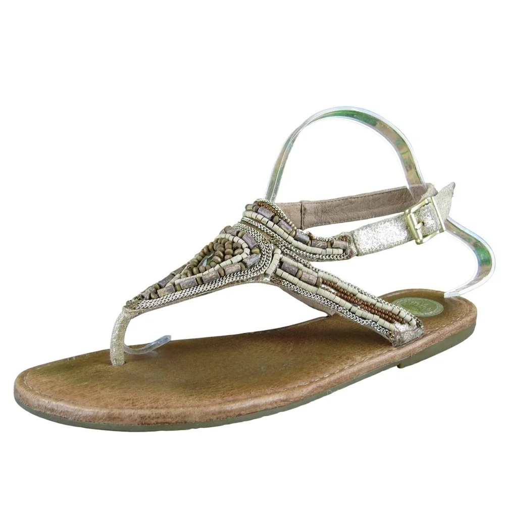 Nurture Women's  Gladiator Brown Leather Sz 9.5 Medium Gently Used‎ 2025